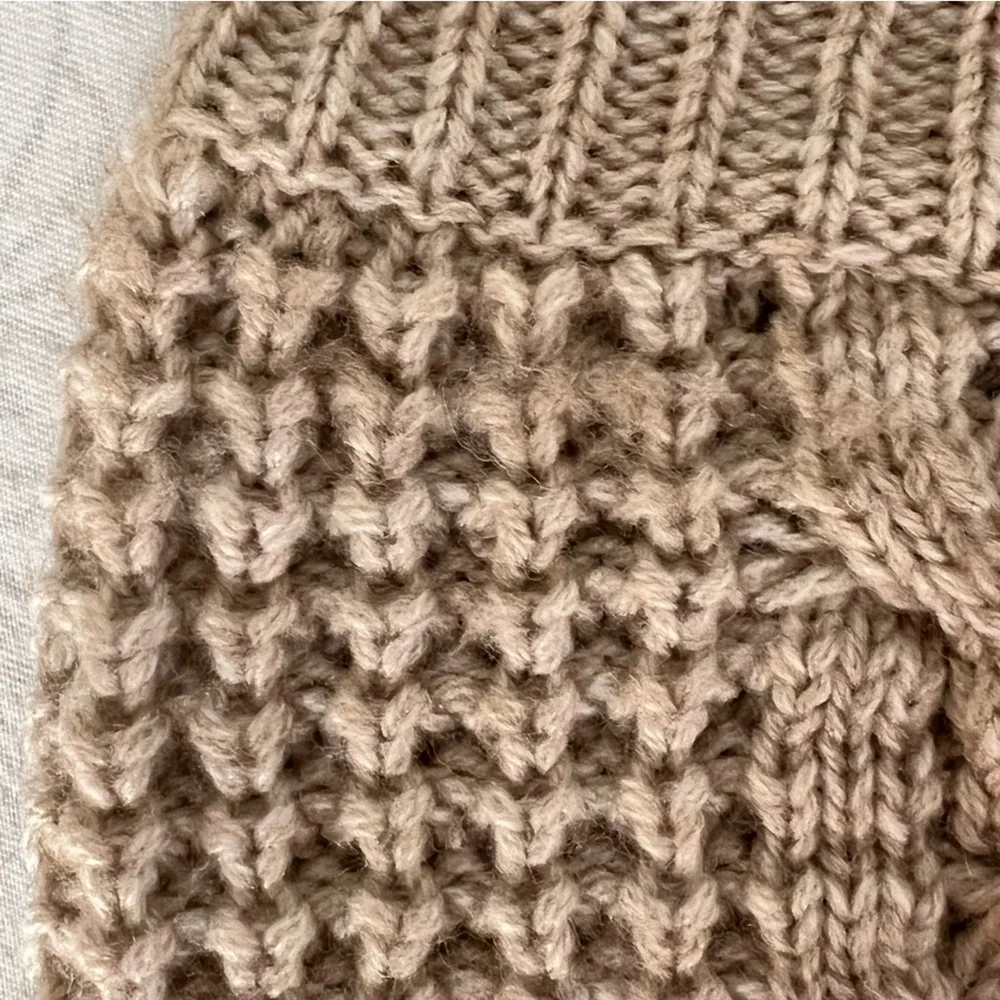 KONTATTO Italia Alpaca Wool Blend Knit Mini Shorts Size XS